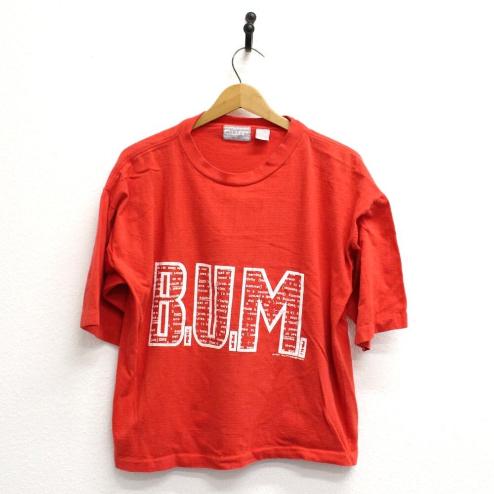 Vintage BUM Equipment Oversized T Shirt Small
